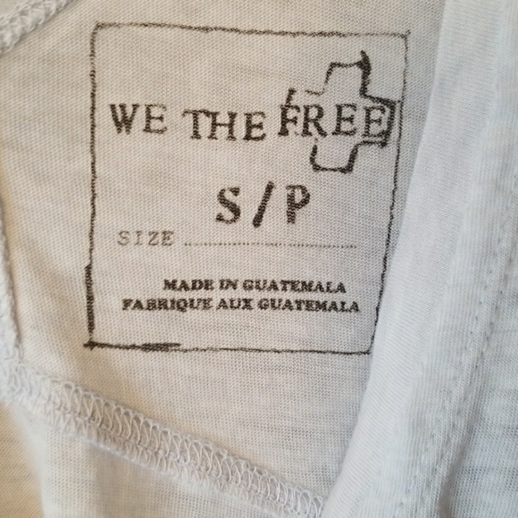 Free People Flowy Vneck Trapeze Tank Blue Small - Picture 5 of 8